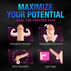 Blush - Performance Plus Thrive Penis Xtender Silicone - 6,3 cm
