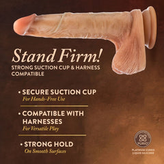 Blush - Renaissance DaVinci Sliding Foreskin Dildo - 20 cm