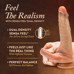 Blush - Renaissance DaVinci Sliding Foreskin Dildo - 20 cm