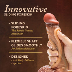 Blush - Renaissance Raphael Sliding Foreskin Dildo - 24 cm