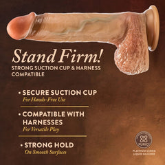 Blush - Renaissance Raphael Sliding Foreskin Dildo - 24 cm