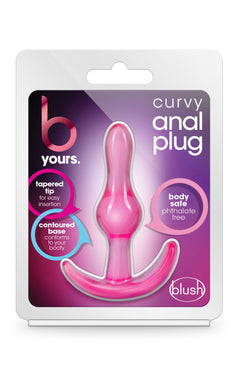 B Yours - Curvy Anal Plug - Pink