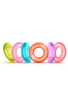 Blush - Play With Me King of the Ring Cock Ring Set 6-Pack