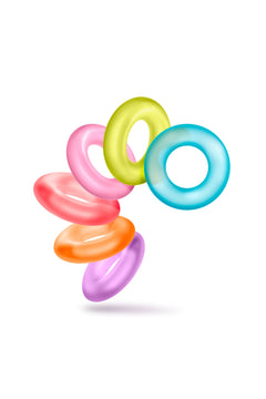 Blush - Play With Me King of the Ring Cock Ring Set 6-Pack