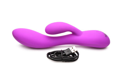 BANG! - Flexible Rabbit Vibrator Dual Stimulation - Purple
