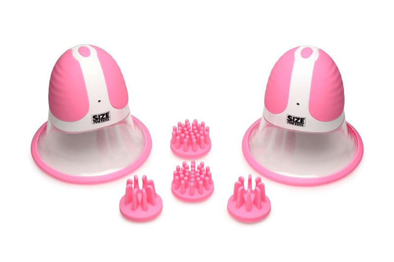 SIZE MATTERS - Rotating Nipple Suckers - 4 Attachments