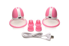 SIZE MATTERS - Rotating Nipple Suckers - 4 Attachments