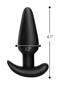 BANG! - Vibrating Butt Plug with Remote Control - Black