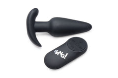 BANG! - Vibrating Butt Plug with Remote Control - Black