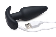BANG! - Vibrating Butt Plug with Remote Control - Black