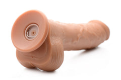 Loadz - Vibrating Squirting Dildo -21,5 cm & Medium Tone