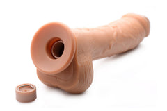 Loadz - Vibrating Squirting Dildo -21,5 cm & Medium Tone