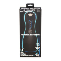 THE MILKER - Extreme 16X Sucking Masturbator - Black/Blue