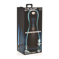 THE MILKER - Extreme 16X Sucking Masturbator - Black/Blue