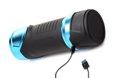 THE MILKER - Intense  Masturbator Suction & Vibration - Black/Blue