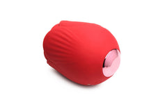 BLOOMGASM - French Rose Licking & Vibrating Stimulator - Red