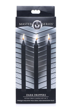 XR Brands - Dark Drippers Fetish Drip Candles - Black