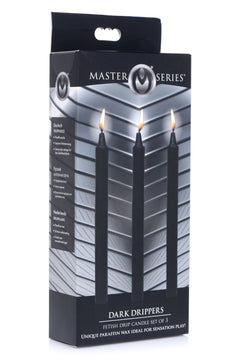 XR Brands - Dark Drippers Fetish Drip Candles - Black