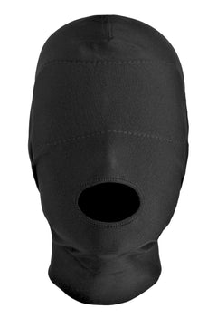 XR Brands - Open Mouth Mask with Padded Eye Mask - Black