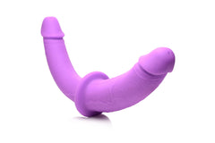 Strap U - Double Dildo with Harness - Purple