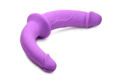 Strap U - Double Dildo with Harness - Purple
