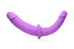 Strap U - Double Dildo with Harness - Purple