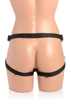 Strap U - Double Dildo with Harness - Purple