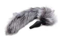 TAILZ - Grey Wolf Tail Plug & Ears Set