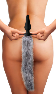 TAILZ - Grey Wolf Tail Plug & Ears Set