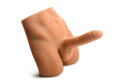 JOCK - Ass Masturbator with Posable Dildo - Medium Tone