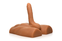 JOCK - Ass Masturbator with Posable Dildo - Medium Tone
