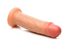 JOCK - Real Skin Vibrating Dildo - 8" & Light Skin
