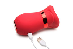 LICKGASM - Kiss Me More Clitoral Stimulator Suction, Vibration & Kissing