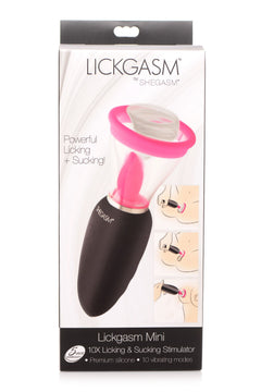 LICKGASM - Mini Stimulator Suction, Licking & Vibration