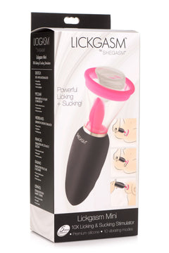 LICKGASM - Mini Stimulator Suction, Licking & Vibration