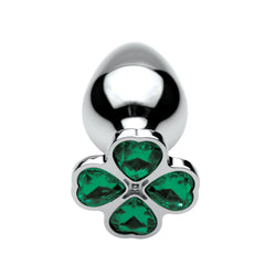 Booty Sparks - Lucky Clover Anal Plug - Medium Green