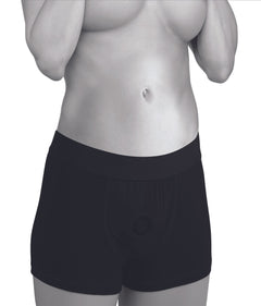 Strap U - Harness with Built-In O-Ring - Black