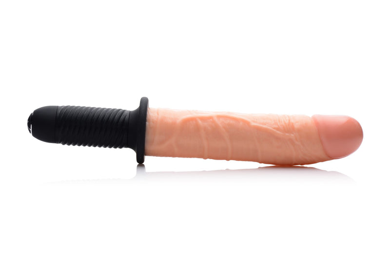 Master Series - Onslaught 13 Mode XL Flesh Dildo - Beige