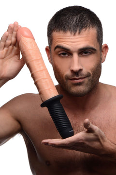 Master Series - Onslaught 13 Mode XL Flesh Dildo - Beige