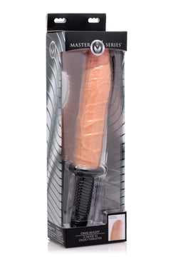 Master Series - Onslaught 13 Mode XL Flesh Dildo - Beige