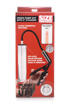Size Matters - Penis Pump Kit - Transparent Cylinder Ø 5cm