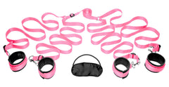 FRISKY - Bedroom Restraint Kit Bed Cuffs - Pink