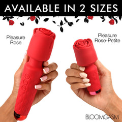 BLOOMGASM - Pleasure Rose Mini Wand Vibrator - Red