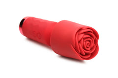 BLOOMGASM - Pleasure Rose Mini Wand Vibrator - Red