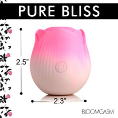 BLOOMGASM - Pulsing Petals Stimulator Throbbing Rose - Pink