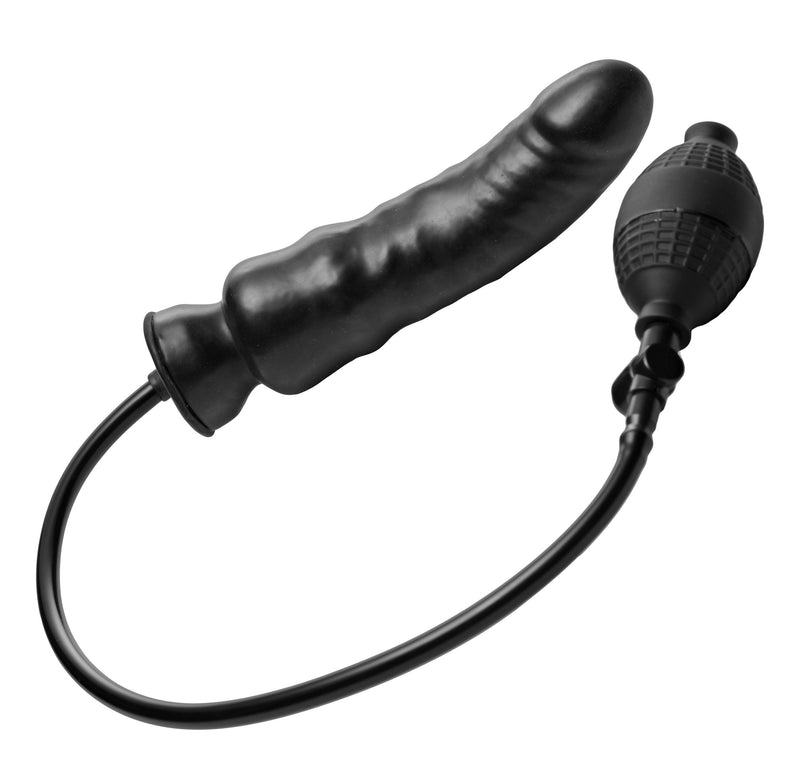 Master Series - Renegade Inflatable Dildo - Black