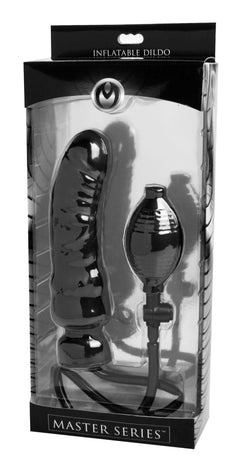 Master Series - Renegade Inflatable Dildo - Black
