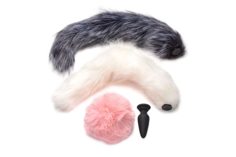 TAILZ - Snap-On Anal Plug with 3 Interchangeable Tails