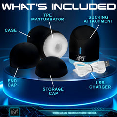 THE MILKER - Mega-Pod Sucking Masturbator - Black