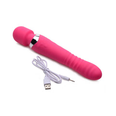 INMI - Ultra Thrust-Her Vibrating Silicone Wand - Pink